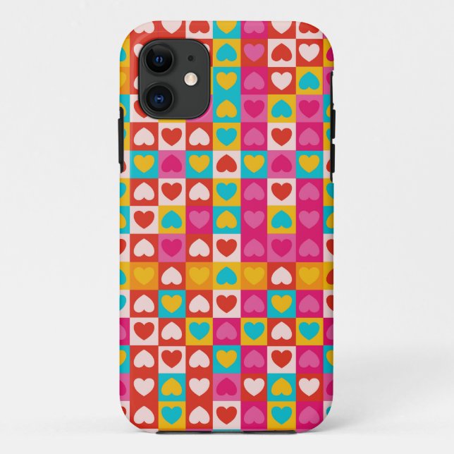 Love in Patterns Case-Mate iPhone Case (Back)