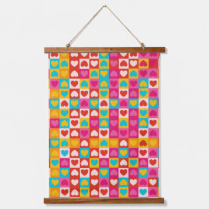 Love in Patterns Hanging Tapestry