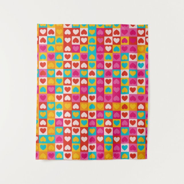 Love in Patterns Tapestry (Front)