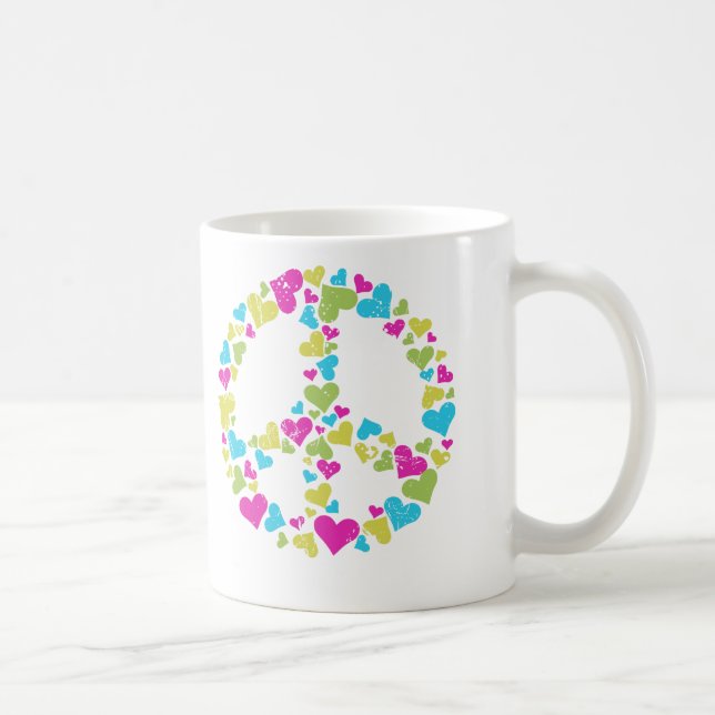 Love in Peace Coffee Mug (Right)