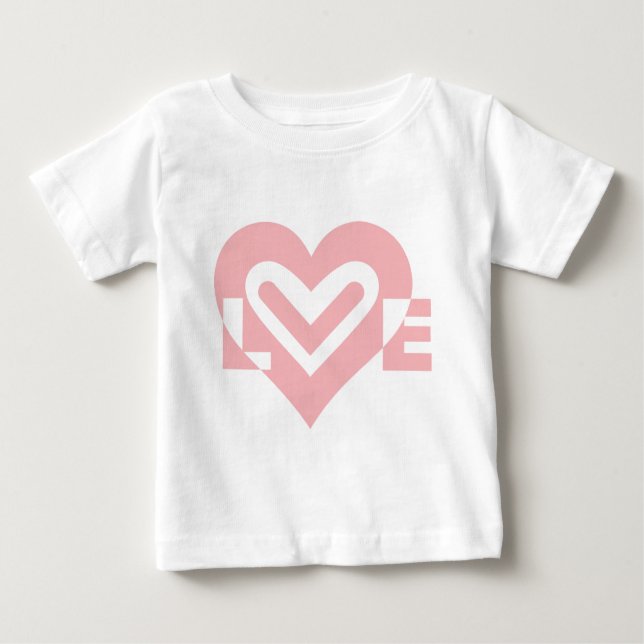 Love in Pink Baby T-Shirt (Front)