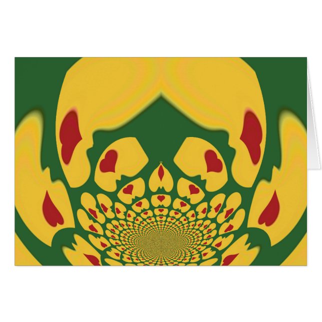 Love in Rasta Colours: Reggae Hearts (Front Horizontal)