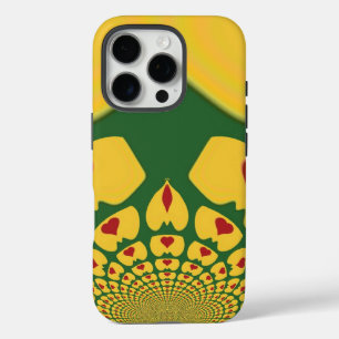 Love in Rasta Colours: Reggae Hearts iPhone 16 Pro Case