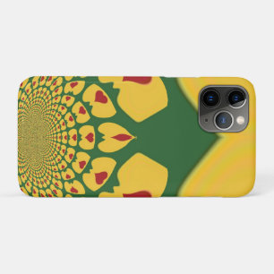 Love in Rasta Colours: Reggae Hearts iPhone 11 Pro Case