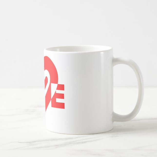 Love in Red Coffee Mug (Right)