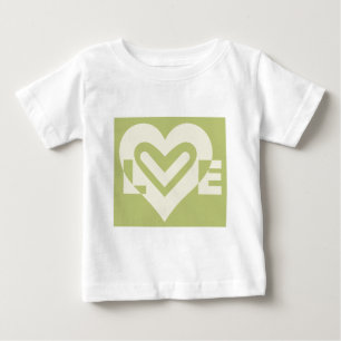Love in Sage Green Baby T-Shirt