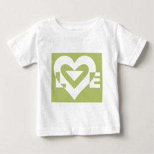 Love in Sage Green Baby T-Shirt