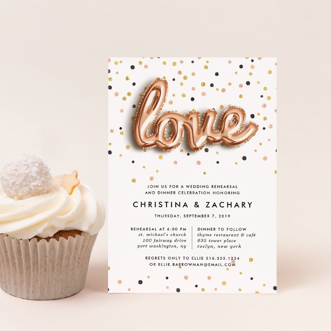 Love in the Air | Rehearsal Dinner Invitation (Creator Uploaded)