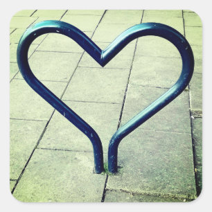 Love in the city square sticker
