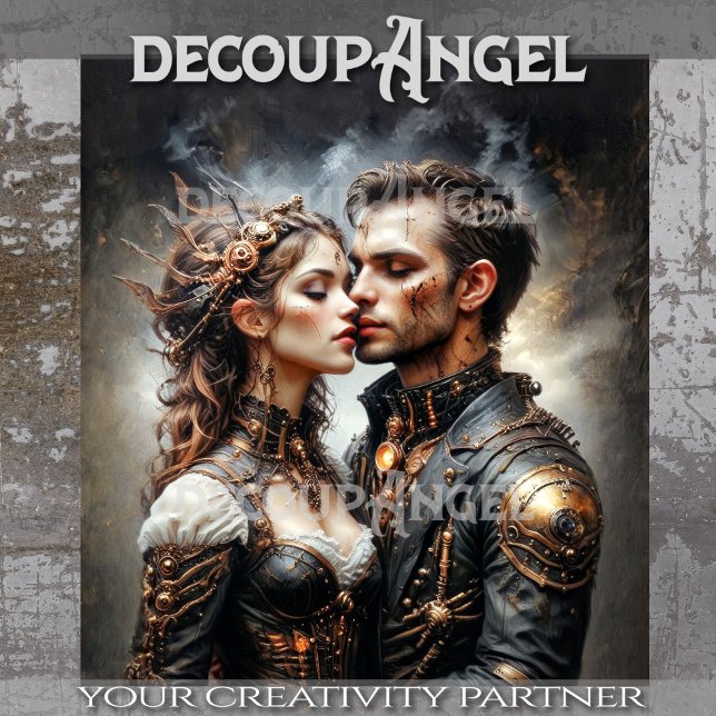 Love in the Fog of Time Decoupage Tissue Paper (Creator Uploaded)