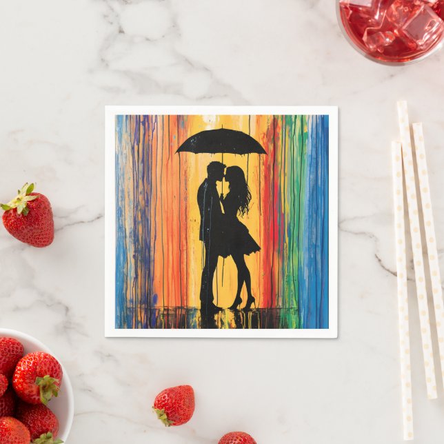 Love in the Rainbows Napkin (Insitu)