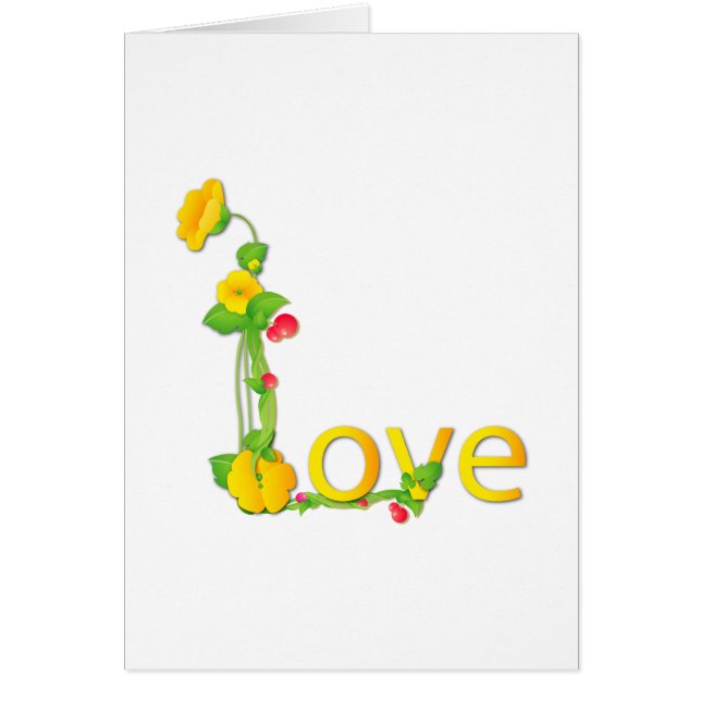 Love in Yellow Flowers (Front)