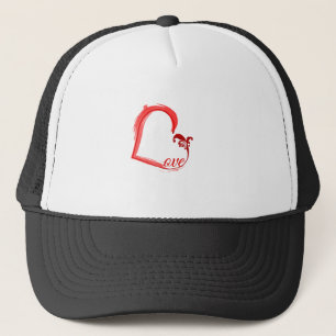 Love in your heart trucker hat