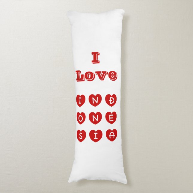 Love Indonesia , Indonesian Body Cushion (Front Vertical)