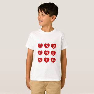 Love Indonesia tshirts, Indonesian kids tshirts