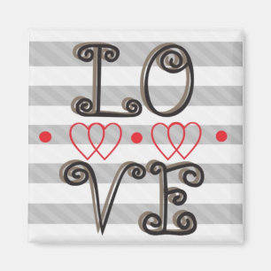 Love Infinity Times Infinity Magnet