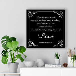 Love Inspirational Quote by Rabbi Nachman Breslov Poster