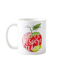 Love, Inspire, Teach | Teachers Coffee Mug