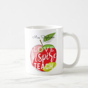 Love, Inspire, Teach    Teachers Coffee Mug