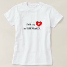 Love Interlaken souvenir t-shirt