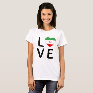Love - Iran Flag T-Shirt