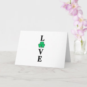 LOVE Ireland Clover Shamrock Minimal All Purpose Card