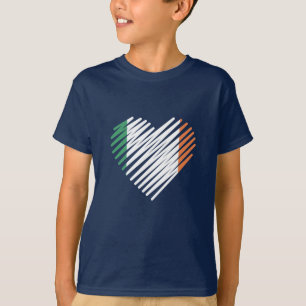 Love Ireland Heart Irish Roots T-Shirt