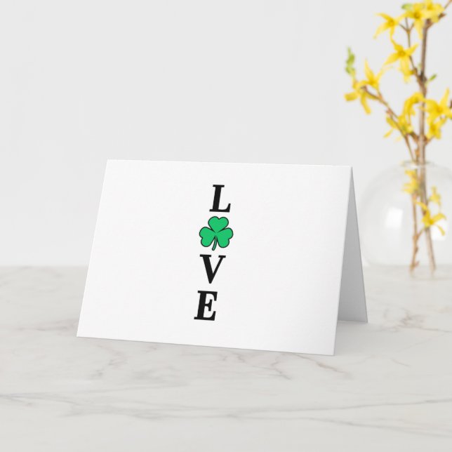 LOVE ireland Irish All Purpose Blank Card (Yellow Flower)