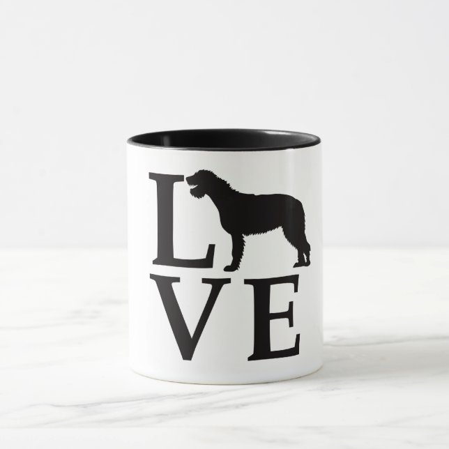 Love Irish Wolfhound Mug (Center)