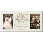 Love Is 60th Anniversary Ivory Double Photo Frame<br><div class="desc">Honour your own loving spouse,  or a couple that has truly stood the test of time,  with this heartwarming double photo frame. It comes engraved to your specifications and would make a wonderful 60th wedding anniversary gift. 60 years is an incredible milestone,  so mark it in style!</div>
