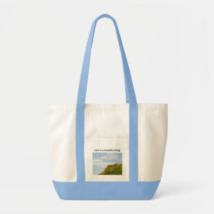 Love is a Beautiful thing! tote bags Poppy Flowers