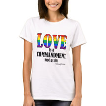 Love is a Commandment Basic Tee
