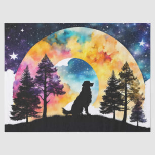 Love is a Dog waiting for you Tissue Paper