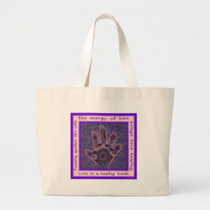 Love is a Healing Touch Large Tote Bag