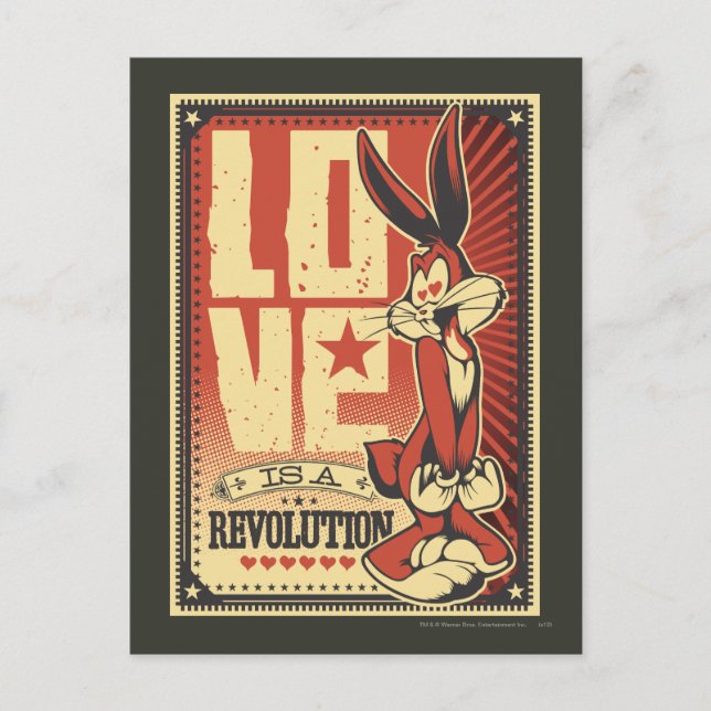 Love is a Revolution Postcard (Front)