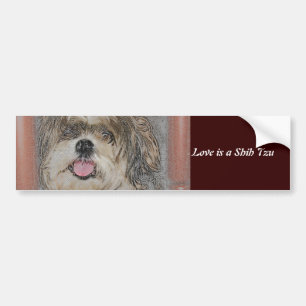 Love is a Shih TzU Bumper Sticker