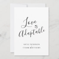 Love is adaptable change to live streaming invite