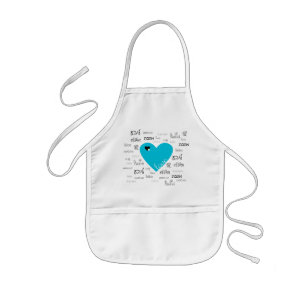 Love is All Around Kids Apron