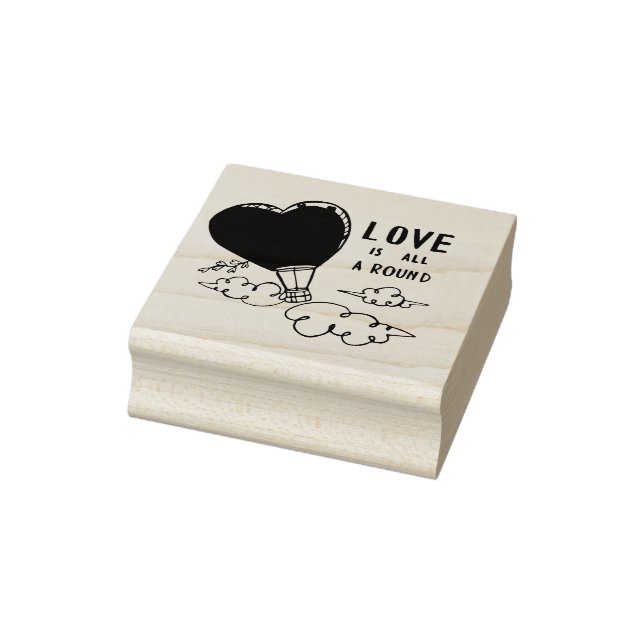 Love is all around rubber stamp (Stamp)