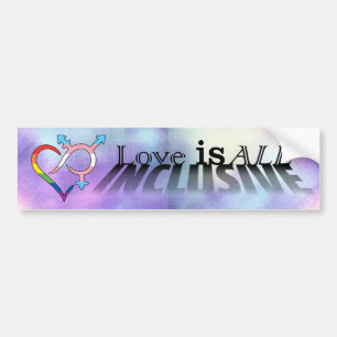 Love is ALL Inclusive Bumper Sticker