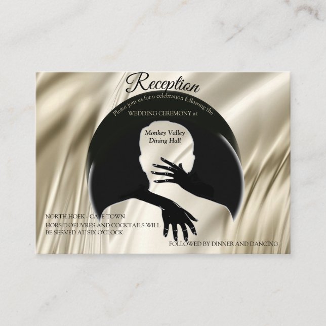 Love is All there is Reception Enclosure Card (Front)