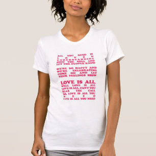 Love is all - Women's Bella Canvas T-Shirt