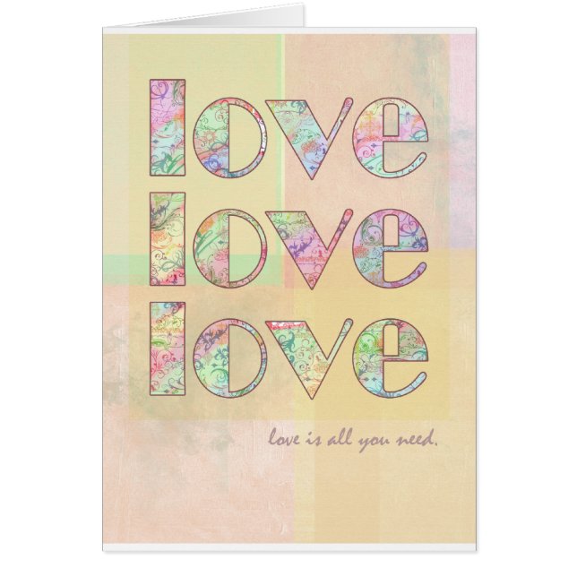 Love is all you need (Front)