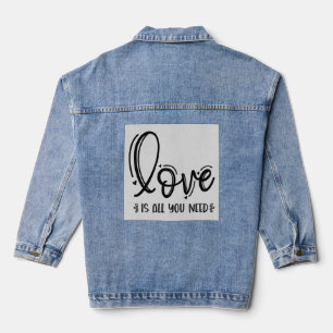 Love is All You Need-76756 Denim Jacket