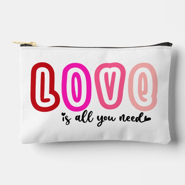 Love is all you need accessory pouch (Front)