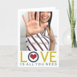 Love is All You Need Add Picture Card Template