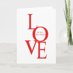 Love is all you need card