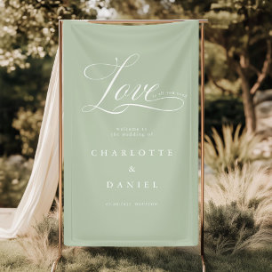 Love is all you need! Elegant, wedding Banner
