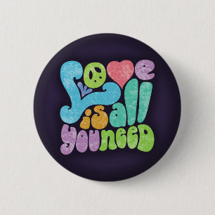 Love is All You Need II 6 Cm Round Badge