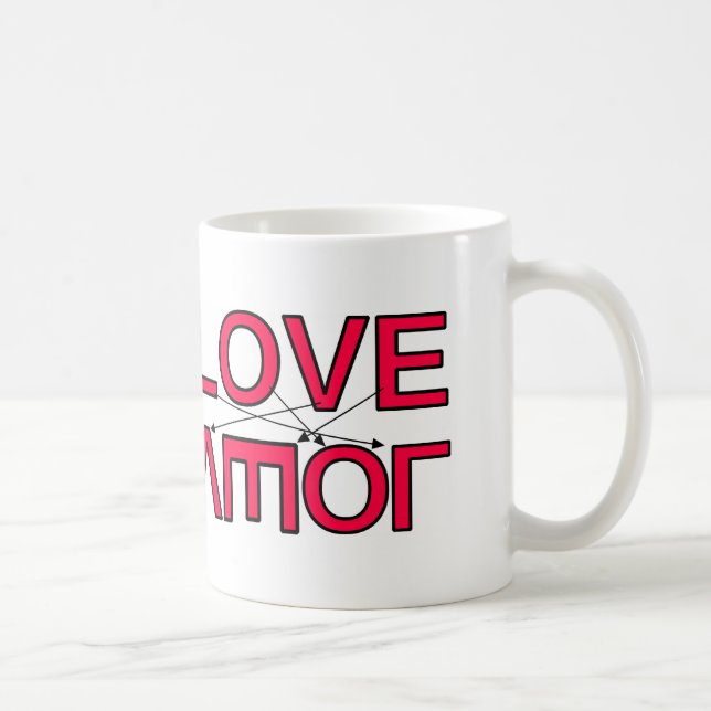 Love is Amor Coffee Mug (Right)